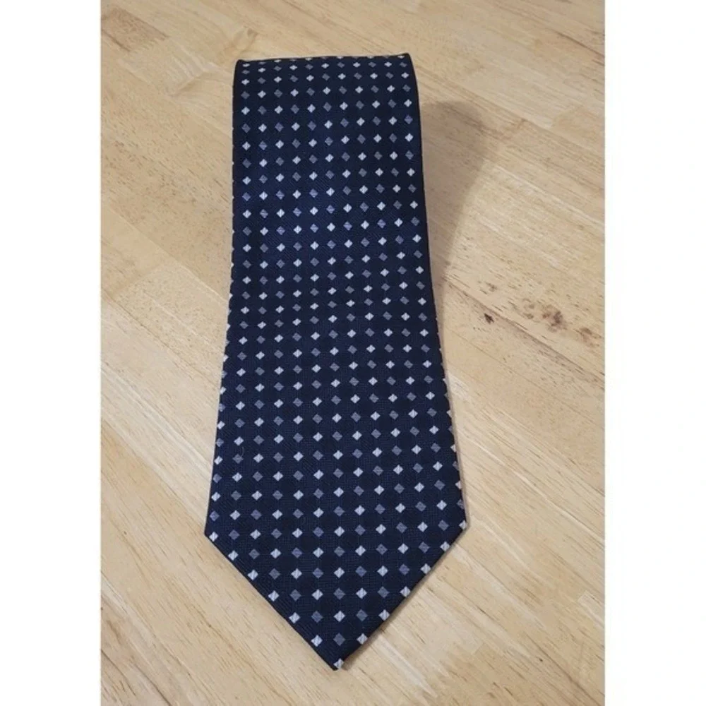 Daniel de Fasson Necktie Geometric Dot Pattern Business Career Formal‎